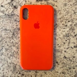 Apple IPhone XR Firery Orange Silicone Case